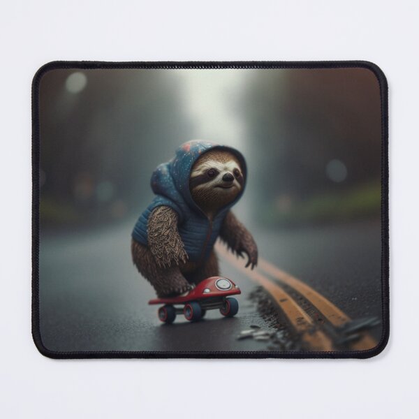 Artikelvorschau, Faultier auf Skateboard entworfen und verkauft von Olivier Dean.