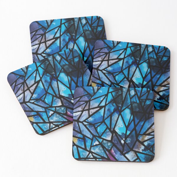 Item preview, Cyanide Shatter (abstract watercolor) designed and sold by Alane Fideler.
