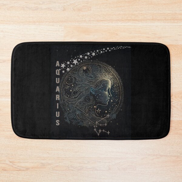 Item preview, Aquarius Water Bearer - Astrological Sun Sign designed and sold by ColorfulMystic.
