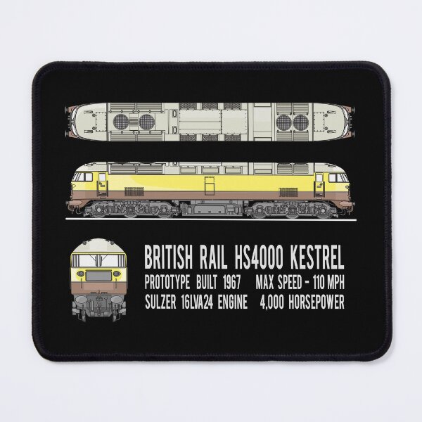 Item preview, British Rail HS4000 Kestrel Locomotive Train Diagram Gift designed and sold by Maljonic.