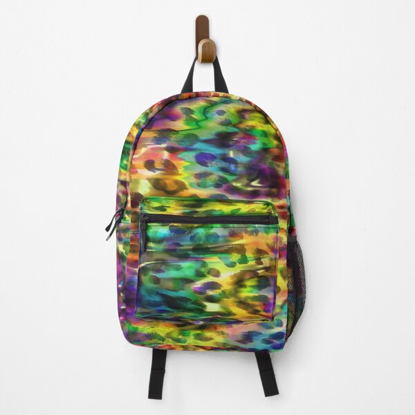 Item preview, Rainbow colors leopard print design,Animal skin background designed and sold by oyonni design.