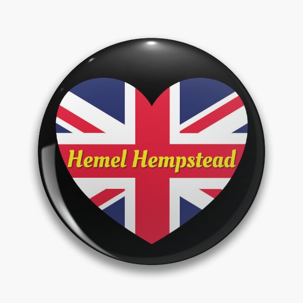 Item preview, Hemel Hempstead UK British Flag Heart - Hemel Hempstead Lover designed and sold by DPattonPD.