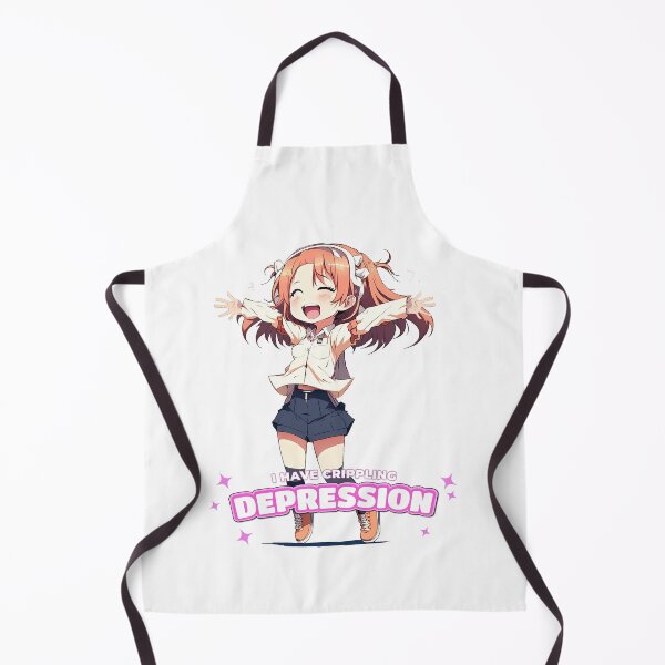 Item preview, UwU I have crippling depression cheering girl designed and sold by MeditationMind.