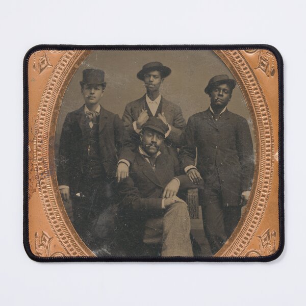 Item preview, Tintype of Men Smoking Cigars, 1850s designed and sold by World Vintage Photos.