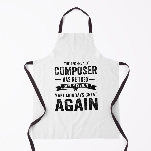 Item preview, composer perfect retirement gift idea, Retired composer Funny Saying designed and sold by Dogs Geeky⭐⭐⭐⭐⭐.