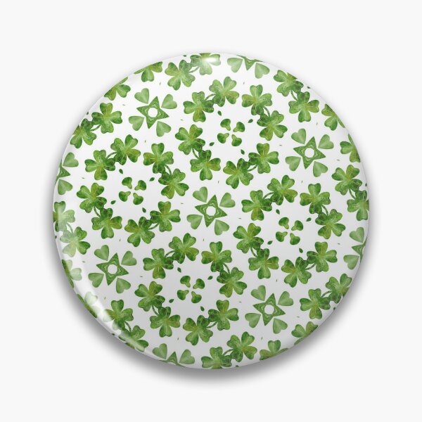 Artikelvorschau, Vierblättriges Kleeblatt St. Paddy-Muster entworfen und verkauft von HappyVibesAlert.