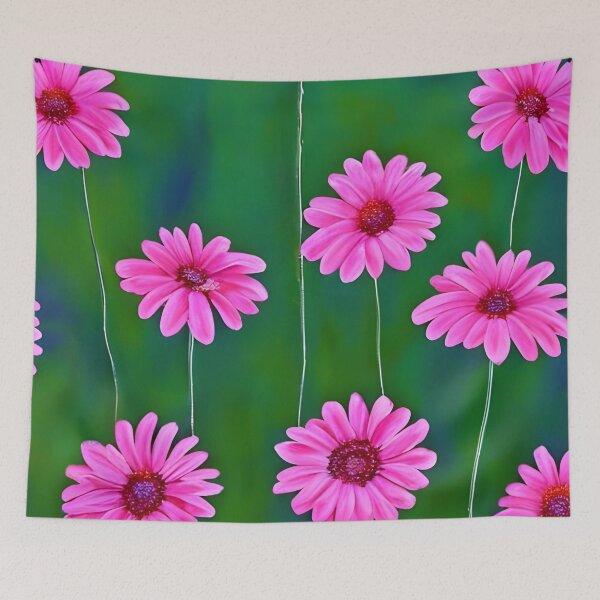 Item preview, Pink gerbera daisy pattern designed and sold by gramizzia.