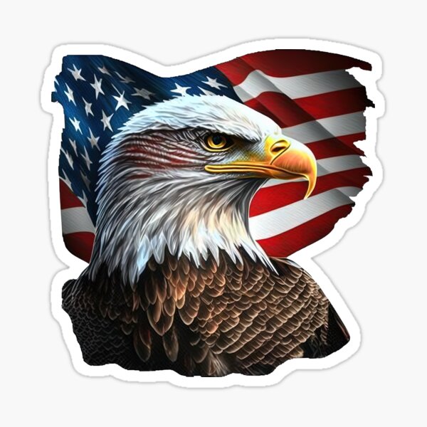 Item preview, Patriotic Eagle designed and sold by jgvisualarts.