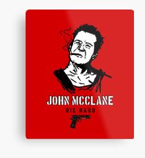 John McClane Metal Print