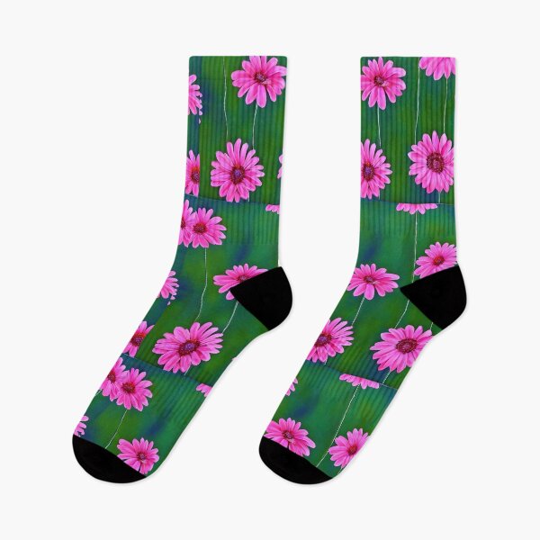 Item preview, Pink gerbera daisy pattern designed and sold by gramizzia.
