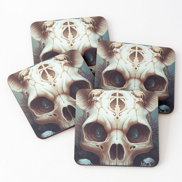 Item preview, Fantasy Skull Poster designed and sold by SkullandKitten.