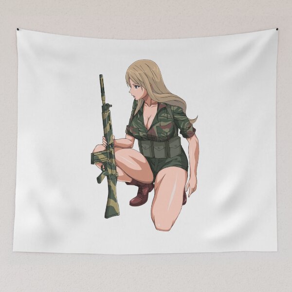 Item preview, Military Anime Girl designed and sold by kittiescuties.