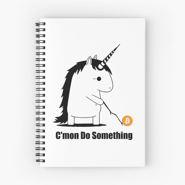 Item preview, Bitcoin Trading Meme Unicorn Come on Do Something designed and sold by Shaani.