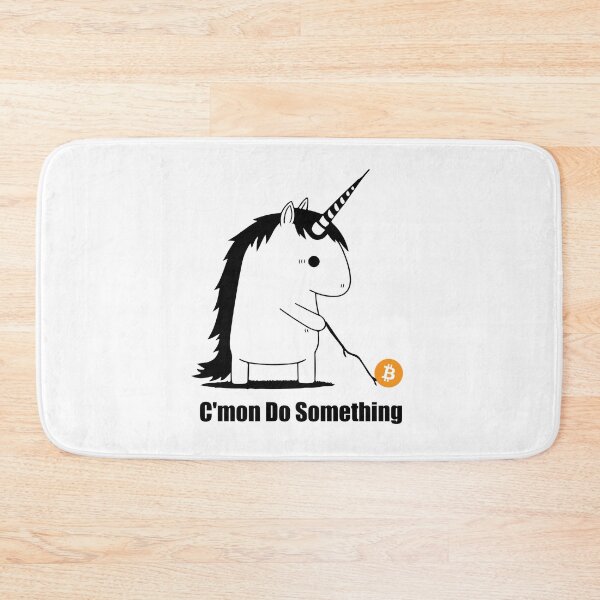 Item preview, Bitcoin Trading Meme Unicorn Come on Do Something designed and sold by Shaani.