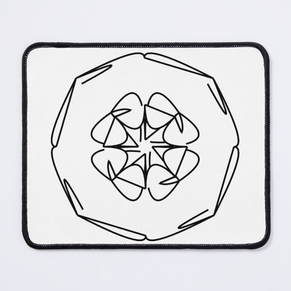 Item preview, Monochrome unique design B11 designed and sold by fishpressink.