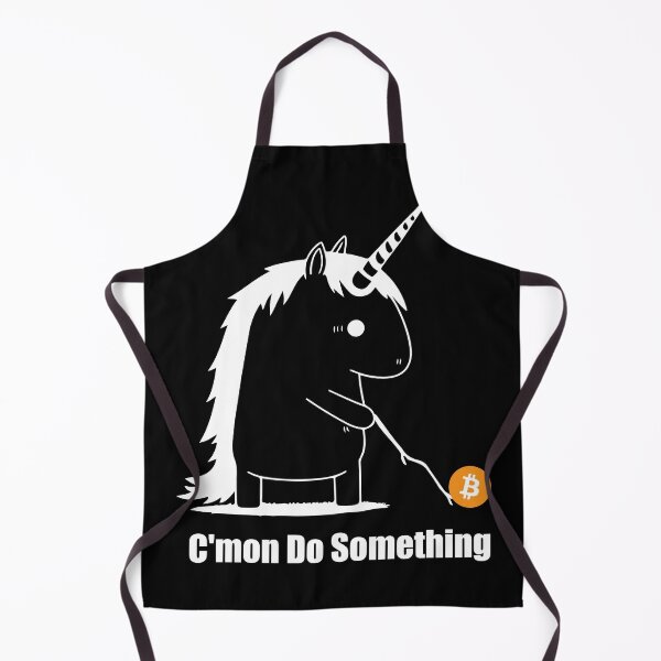 Item preview, Bitcoin Trading Meme Unicorn Come on Do Something (white) designed and sold by Shaani.