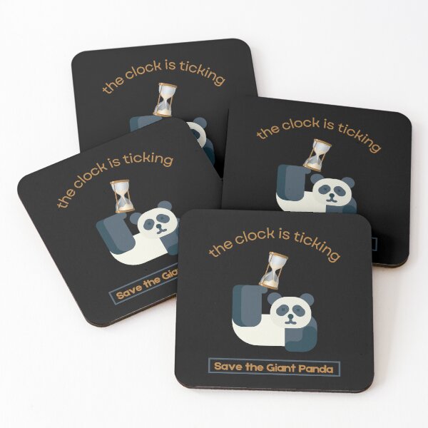 Item preview, Save The Panda The Clock is Ticking Clock designed and sold by MagicWolfStar.