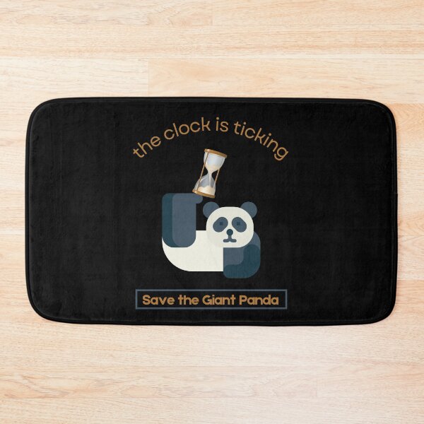 Item preview, Save The Panda The Clock is Ticking Clock designed and sold by MagicWolfStar.