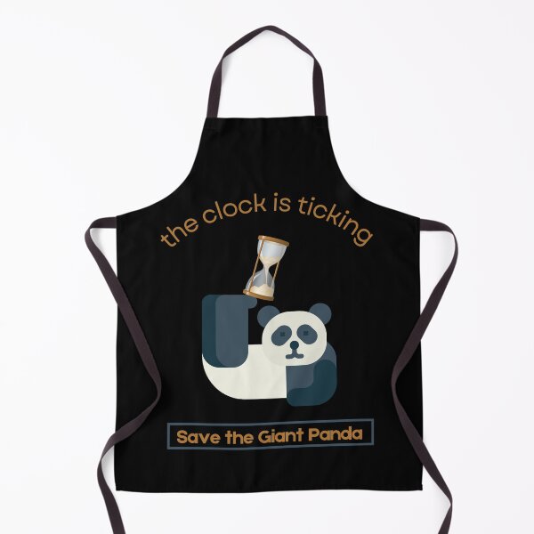 Item preview, Save The Panda The Clock is Ticking Clock designed and sold by MagicWolfStar.
