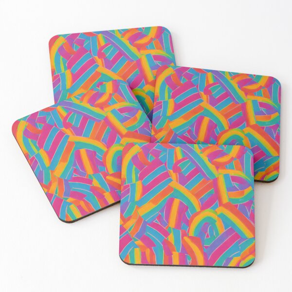 Item preview, Abstract large paintbrush stripes  designed and sold by LaszloToth.