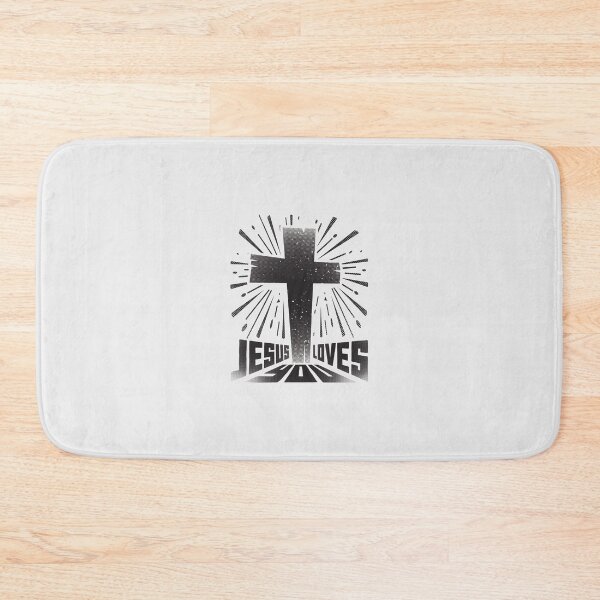 Item preview, Jesus loves you - Christian saying designed and sold by VichallanStudio.