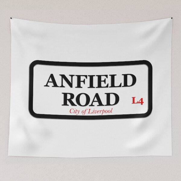 Artikelvorschau, Liverpool Street Sign - Anfield Road - L4 entworfen und verkauft von Paul Madden.