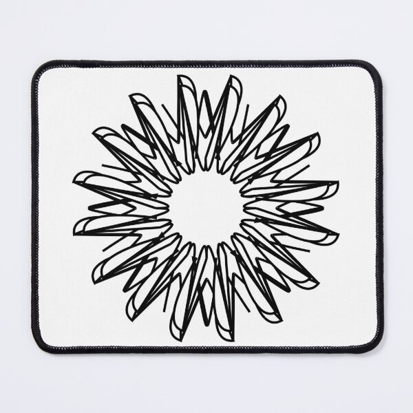 Item preview, Monochrome unique design B12 designed and sold by fishpressink.