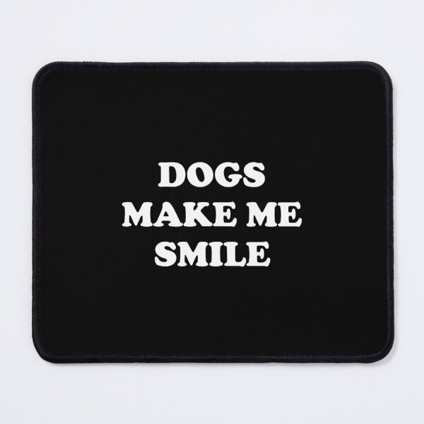 Item preview, Dogs make me smile - dog lovers gift ideas designed and sold by Inspirationmotivation.