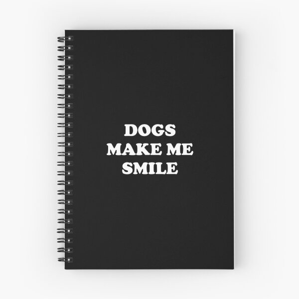 Item preview, Dogs make me smile - dog lovers gift ideas designed and sold by Inspirationmotivation.