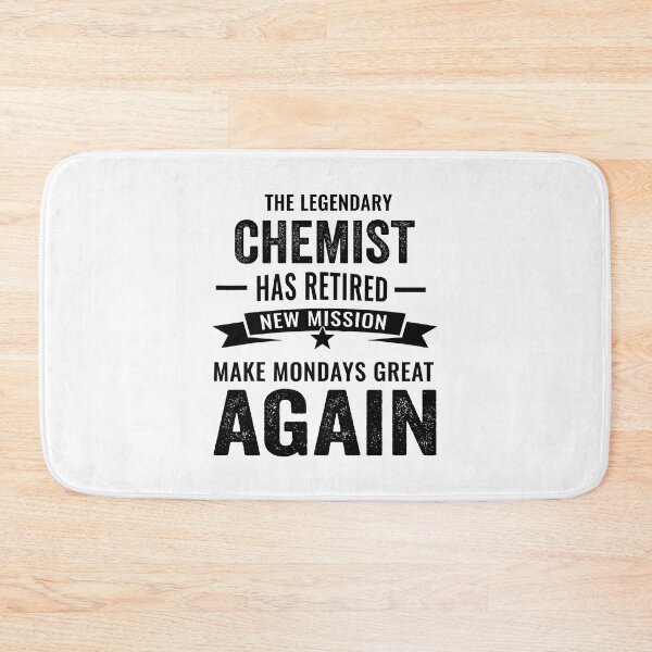 Item preview, chemist perfect retirement gift idea, Retired chemist Funny Saying designed and sold by Dogs Geeky⭐⭐⭐⭐⭐.