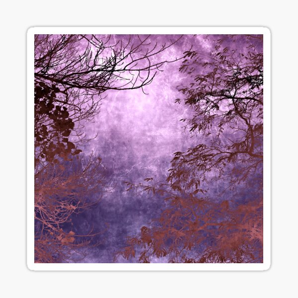 Purple Wood #redbubble Sticker