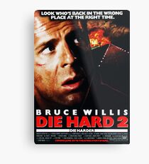 Die Hard 2: Die Harder Metal Print