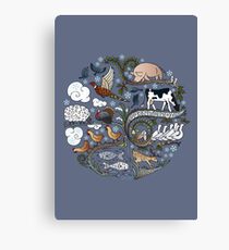 Born to Roam at Christmas Canvas Print