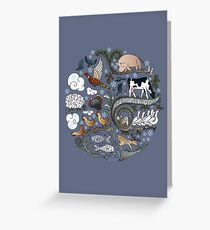 Born to Roam at Christmas Greeting Card