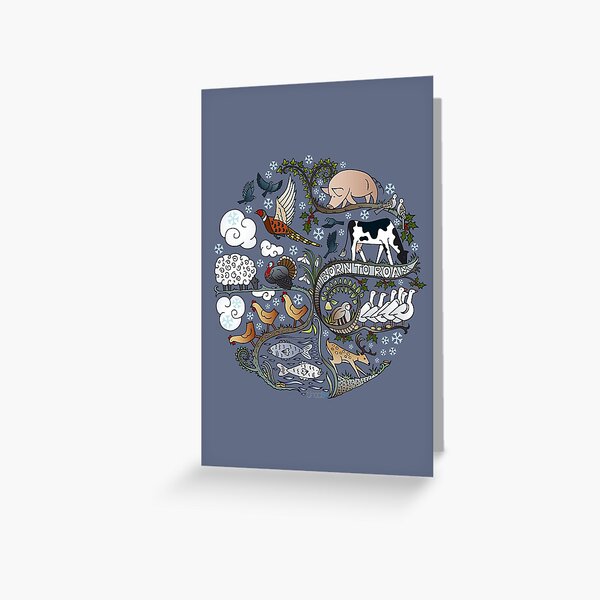 Born to Roam at Christmas Greeting Card