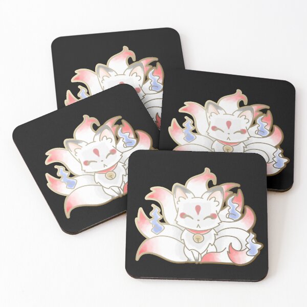 Item preview, Kitsune - Black designed and sold by Mamemiyu Shop.