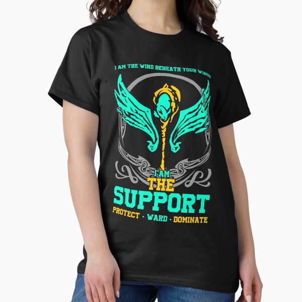 Item preview, MOBA - I AM THE SUPPORT T-SHIRT designed and sold by MizukamiDesigns.