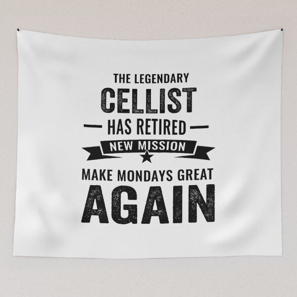 Item preview, This legendary cellist has retired not my problem, retirement party designed and sold by Dogs Geeky⭐⭐⭐⭐⭐.