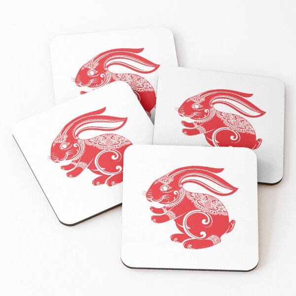 Item preview, Year of the Rabbit 2023 - Chinese New Year - Rabbit with Motif designed and sold by AhmedBuhaisi.