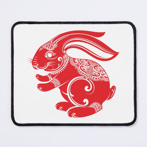 Item preview, Year of the Rabbit 2023 - Chinese New Year - Rabbit with Motif designed and sold by AhmedBuhaisi.