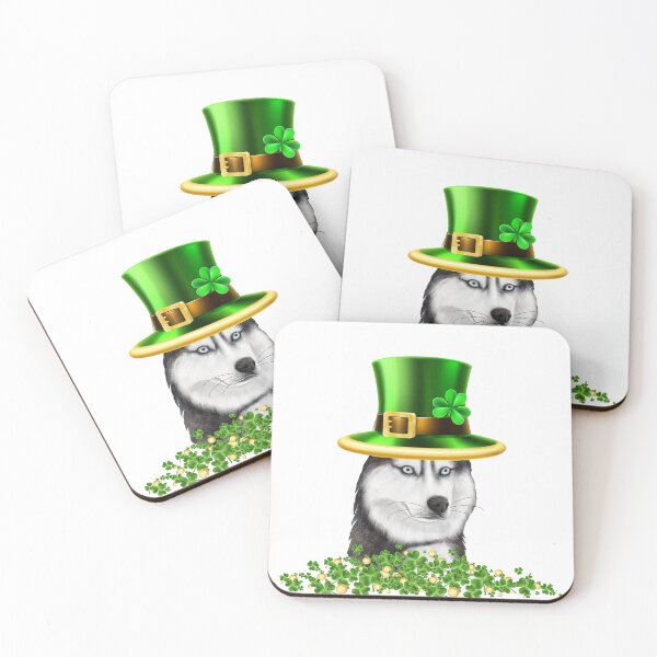 Item preview, St Patricks Huskey. designed and sold by Doggymadness.