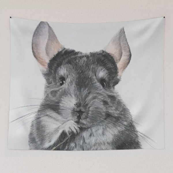 Item preview, Cute little chinchilla | animal decor designed and sold by NathBros.