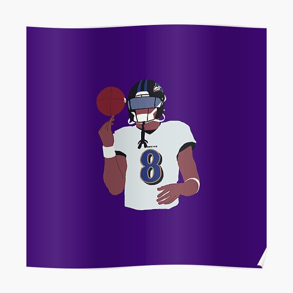 Lamar Jackson Baltimore Ravens Poster