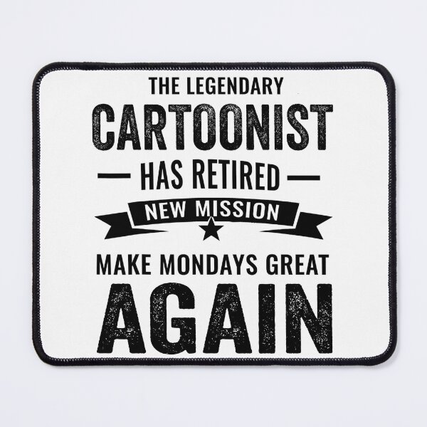 Item preview, Legendary cartoonist Retirement, perfect cartoonist retirement gift idea designed and sold by Dogs Geeky⭐⭐⭐⭐⭐.