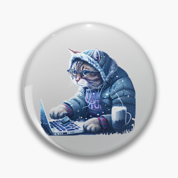 Item preview, WINTER ENGINEER CAT designed and sold by LiartVibes.