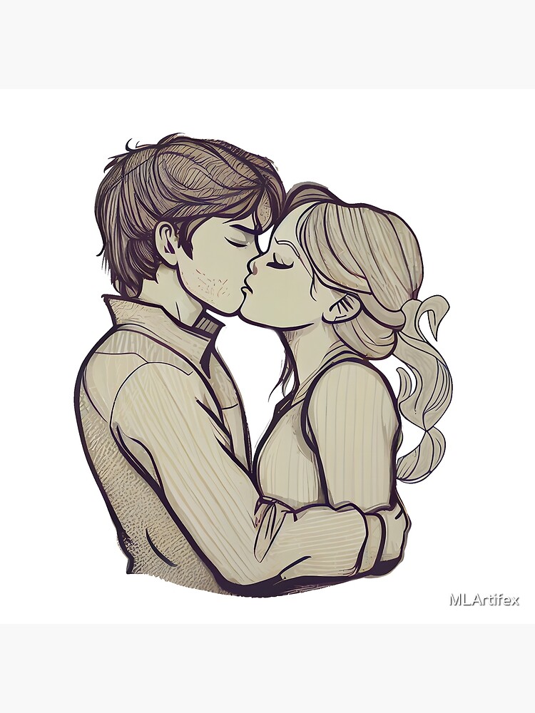 How to Draw a Boy and Girl Kissing Easy - YouTube