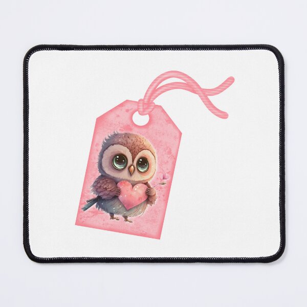 Item preview, Valentine's Day Hang Tag Owl Heart of Love 5 designed and sold by TasimaDesign.