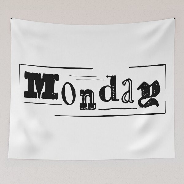 Item preview, Monday designed and sold by Megan Pawlak Arts.