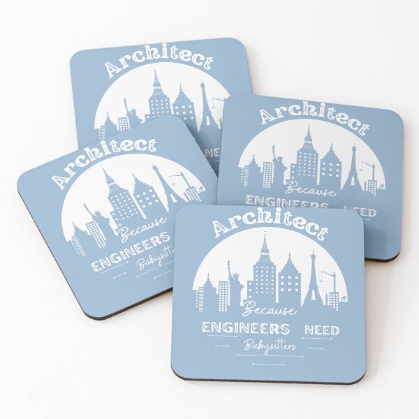 Item preview, Architect Because Engineers Need Babysitters  (blue) designed and sold by Novelty-Shirts.