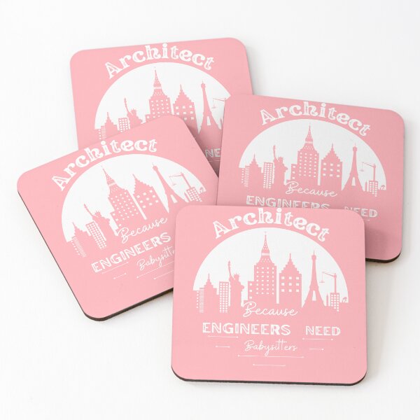 Item preview, Architect Because Engineers Need Babysitters  (pink) designed and sold by Novelty-Shirts.